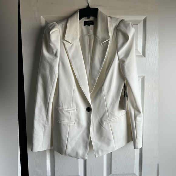 1 State Women’s Bkazer sz 10 Ivory/ White NWT - Picture 1 of 13
